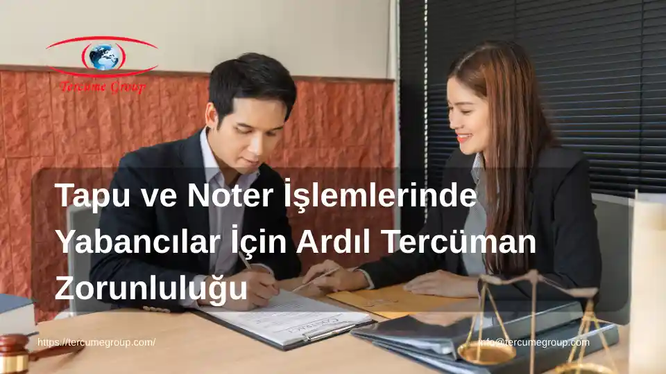 ardıl tercüman zorunluluğu