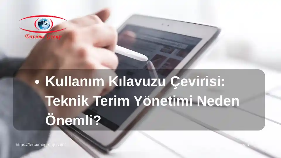 kullanım klavuzu tercümesi
