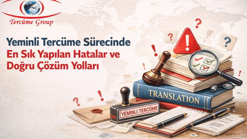 Yeminli Tercüme Sürecinde En Sık Yapılan Hatalar ve Doğru Çözüm Yolları