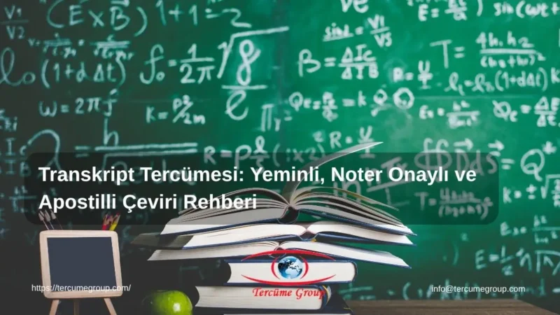 transkript tercümesi ankara